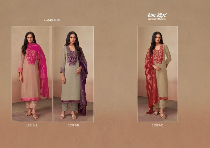 Omtex ganishkha wholesale dress material suppliers